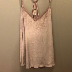 Madewell Velvet Rose Top